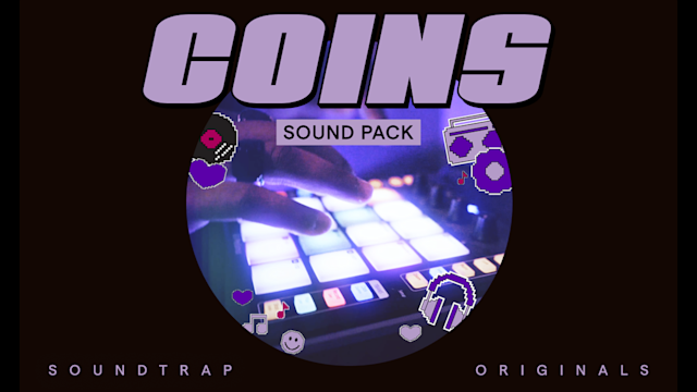 Cover image of the Coins Hyper Pop Sound Pack