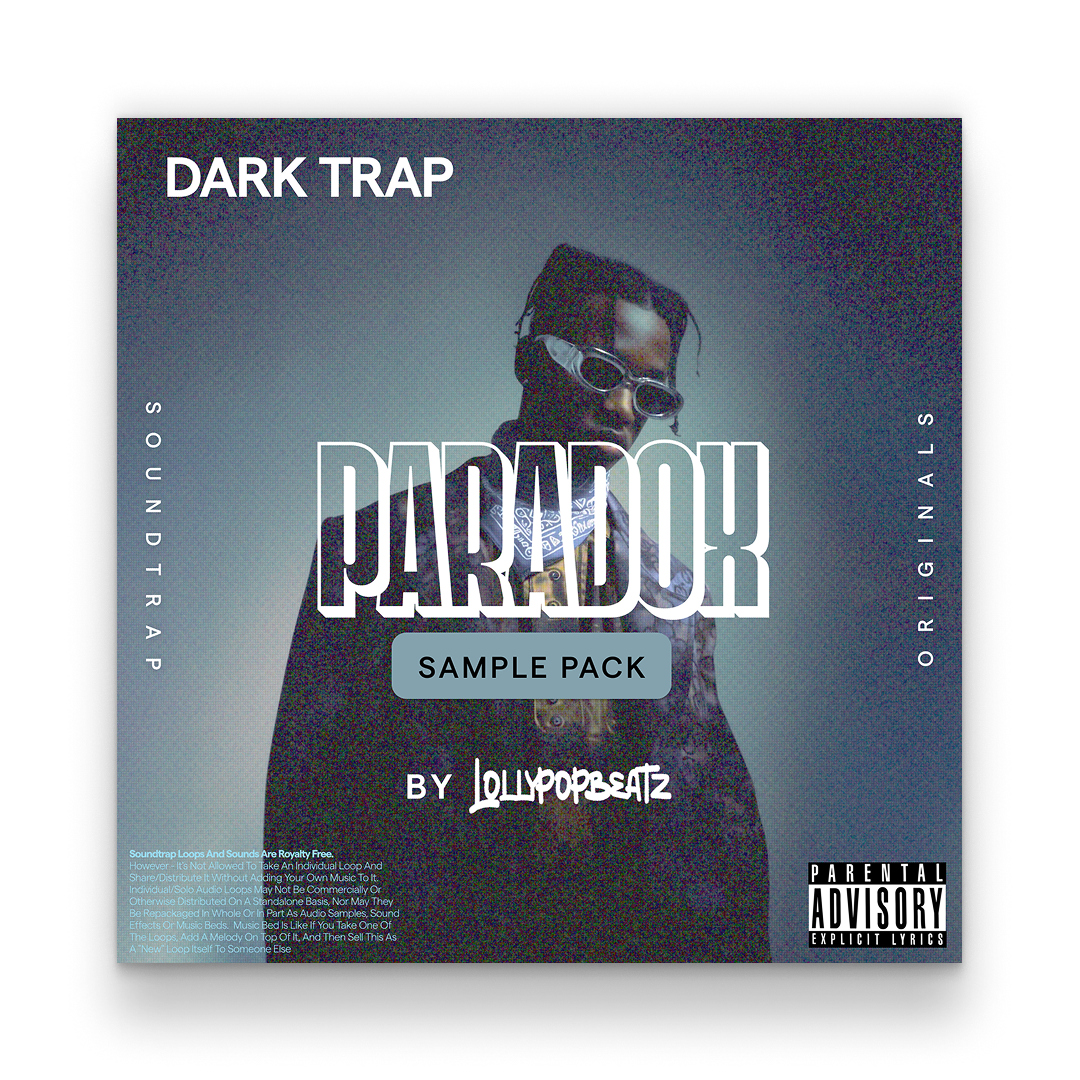 Produce with Lollypopbeatz: Presenting Paradox — Dark Trap Sample Pack