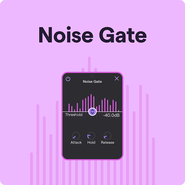 Square UI image of Noise Gate in Soundtrap