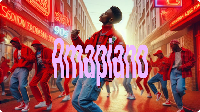 Cover image to the Amapiano sound pack