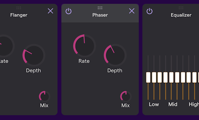 Soundtrap phaser effect
