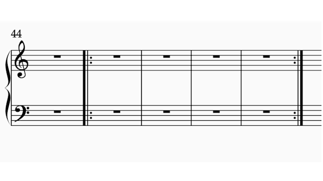 Measure in music barlines