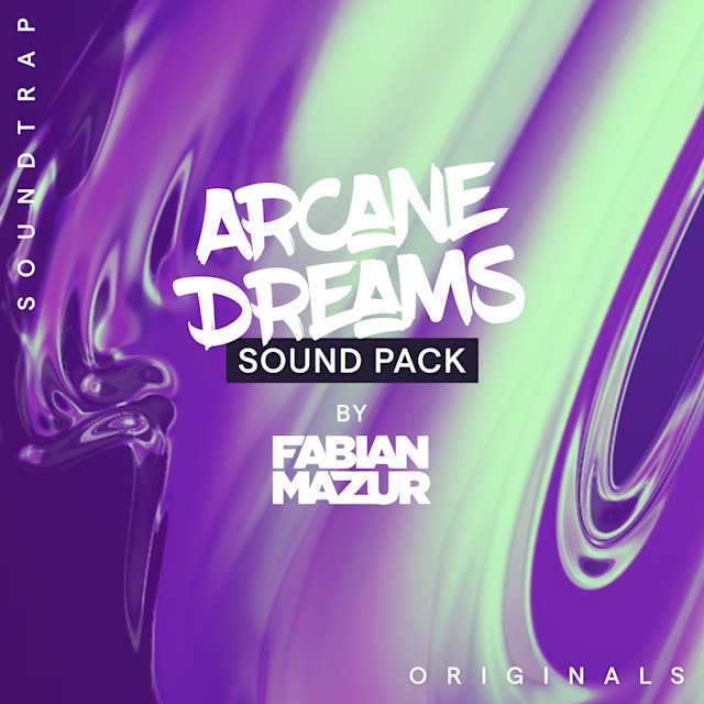 Square Cover image of the Arcane Sound Pack in Soundtrap.
