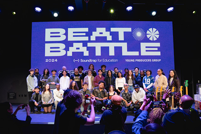 Participating students at the 2024 SoCal Beat Battle