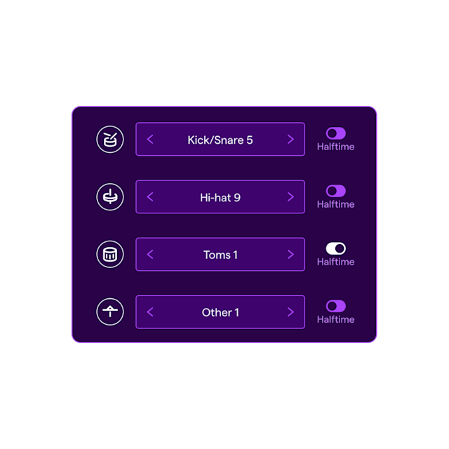 UI of Smart Drummer Machine