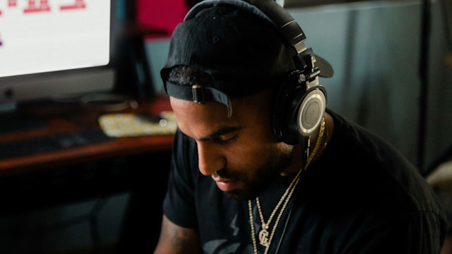 Producer in the studio