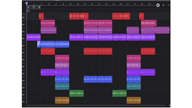Soundtrap studio composition area