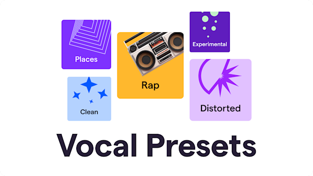 New vocal preset cover images from Soundtrap
