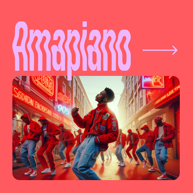 Cover art to Amapiano sound pack