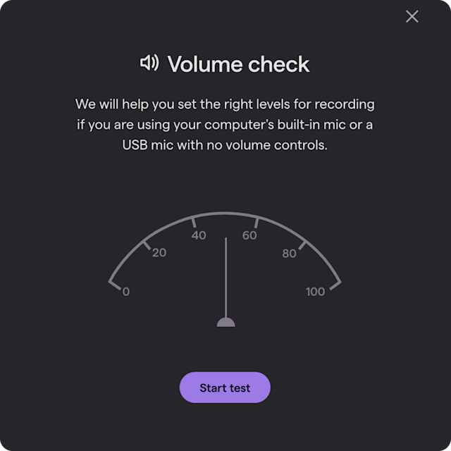 Product image Soundtrap’s Volume Tester