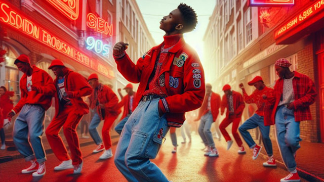 People dancing in Amapiano music