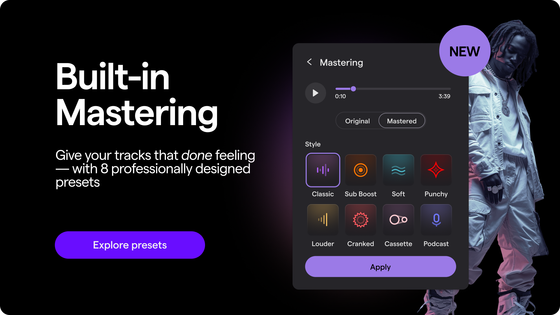 Image of Built-in Mastering